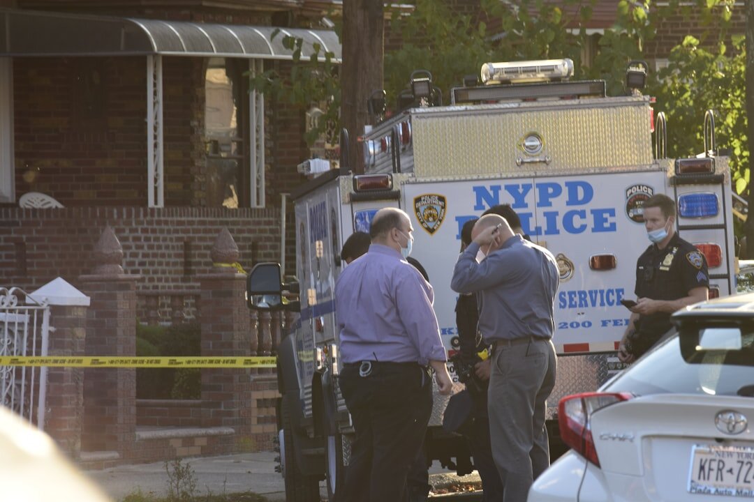police investigation scene